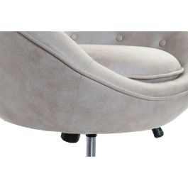 Sillon Moderno DKD Home Decor Beige Plateado 74 x 113 x 73 cm