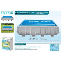Intex Cobertor Solar para Piscina Frame Rectangular 378x186 cm