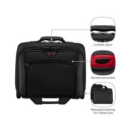 Wenger Potomac Trolley Negro 43,2cm (17") Maletín con ruedas extraíble para portátil 40,6cm (16")