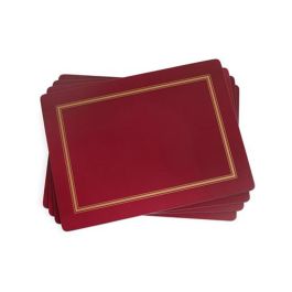 Portmeirion Set de 4 Individuales 40.1x29.8 cm Colección Burgundy - Resistentes al calor y manchas Precio: 45.1693. SKU: B1GL6QQCDH