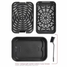 Livoo Freidora y Grill sin Aceite DOC305 - 6 L - 1500-1700 W - 2 en 1 - 8 Programas - 4 Niveles de Calentamiento