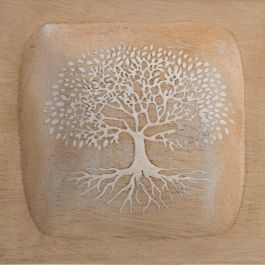 S/2 Bandejas Blanco-Natural 30 X 10 X 2,50 cm