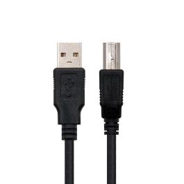 Nanocable 10.01.0104-BK Cable USB 2.0 para Impresora, Conectores USB-A Macho a USB-B Macho, 3 Metros, Negro Precio: 4.49999968. SKU: S0221780