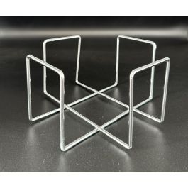 Servilletero Cromado My Bar 17.5 x 17.5 x 9.5 cm (12 Unidades) Servilletero Cromado My Bar 17.5 x 17.5 x 9.5 cm (12 Unidades)