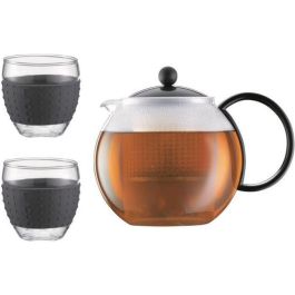 Bodum BODK1844012 Tetera con prensa Chambord Set 1,0 L con filtro de plástico y 2 vasos de 0,35 L Precio: 34.89000031. SKU: B15ZAMBZML