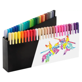 Faber Castell Rotulador Black Edition Punta de Pincel Caja 50 Unidades Colores Surtidos