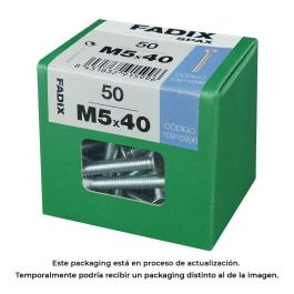 Fadix Tornillo Métrica Plana M 5x40mm Acero Caja 50 Unidades 10915996 Precio: 4.49999968. SKU: S7913702