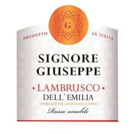 Signore Giuseppe Rosso Lambrusco Dell'Emilia Red - 75 cl