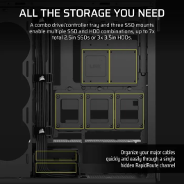 Corsair COR0840440487753 Caja PC Semitorre Serie 5000T Negra