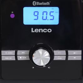 Lenco MC-030 Microcadena de Música Doméstica con Bluetooth, Reproductor CD, USB y Radio FM Negro 10W