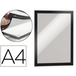 Durable Marco Informativo Magnético Adhesivo A4 Negro -2U- Precio: 17.78999959. SKU: S8404364