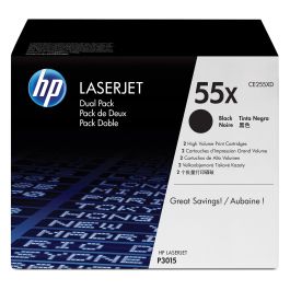 HP CE255XD Pack 2 Tóner Original 55X Negro Alta Capacidad 25000 Pág. para LaserJet Pro M521 HP CE255XD Pack 2 Tóner Original 55X Negro Alta Capacidad 25000 Pág. para LaserJet Pro M521 Precio: 511.50000033. SKU: S8409687