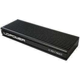 LC-Power LC-M2-C-MULTI Caja Externa M.2 NVMe/SATA SSD USB 3.2 Gen2 (10 Gbit/s) Aluminio Negro