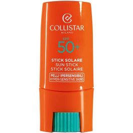 Collistar Stick Solar Facial SPF 50+ Pieles Hipersensibles y Sensibles 9 ml - Resistente Agua, Zonas Delicadas, Niños, Tatuajes, Ocean Respect