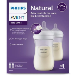AVENT Biberon Natural Response 2Ud 260Ml Scy903/02