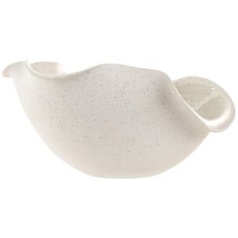 DKD Home Decor Centro de Mesa Moderno de Cerámica Blanco 31 x 15 x 36 cm Orgánico