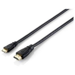 EQUIP 119307 Cable HDMI 1.4 a Mini HDMI, 2.0m, Estándar A a Mini C, Negro, 4K HDR, 10.2 Gbit/s Precio: 21.99000034. SKU: B1B6BP3HYS