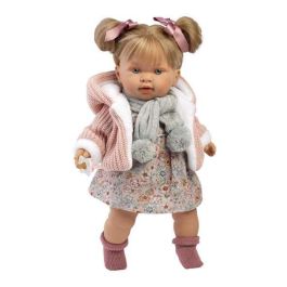 Muñeca llorona alexandra chaqueta de lana y bufanda 42cm Muñeca llorona alexandra chaqueta de lana y bufanda 42cm