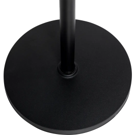 SBG Soporte De Micrófono Recto De Suelo Con Base Redonda 25Cm Ajustable 889-1625mm Negro Acero