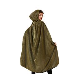 Capa Reversible Negro-Dorado con Capucha 1.20 m para Adulto - Ideal para Disfraces de Mago, Rey Oscuro o Hechicero Precio: 9.5900002. SKU: B16XCF4HXC