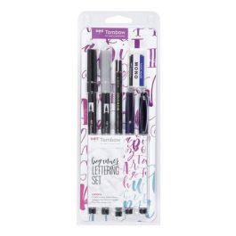 Set Lettering Tombow Beginner 2 Rot. Abt Dual Brush + 1 Lapiz Grafito + 1 Rot. Caligrafia + 1 Rot. Permanente Doble Punta + 1 Goma + Manual Instrucciones B/6 Precio: 14.95000012. SKU: B136PZ9AJ3