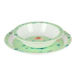Set De Platos Cubiertos Y Vaso Safta Preescolar 260x260x90 mm Set De Platos Cubiertos Y Vaso Safta Preescolar 260x260x90 mm