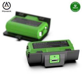 Power A 1518375-01 Kit Carga y Juega para Xbox Series X/S - 2 Baterías Recargables, Cable USB 3m, Compatible con Mandos Inalámbricos
