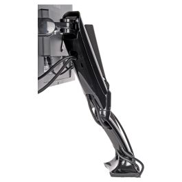 Iiyama Soporte Doble de Monitor con Gasfeder, Para 2 Pantallas de 10"-27" y 5 kg, Montaje Pinza/Atornillado VESA 100x100/75x75 mm, Negro