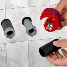 Knipex 902210b Cortatubos para tubos de plástico y manguitos de sellado 20-50mm
