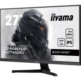 Iiyama G2745QSU-B2 Monitor para PC 27" QHD IPS 100Hz 1ms HDMI DisplayPort USB Hub Altavoces Negro