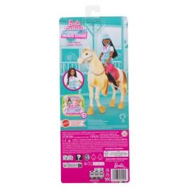 Barbie Hxj39 Muñeca Brooklyn Jinete Equitación Articulada con Chaleco, Pantalones, Botas y Casco | Netflix Mysteries