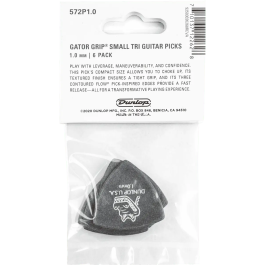 Dunlop Púas Gator Grip Triángulo 1,00 Mm (Pack De 6)