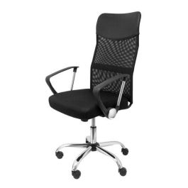 Silla Piqueras Y Crespo Gontar Brazos Fijos Mecanismo Basculante Regulable En Altura Base Cromada Ruedas Parquet Respaldo Malla Transpirable Negra Y Asiento Tapizado Malla Negro Precio: 129.49999953. SKU: S5703230