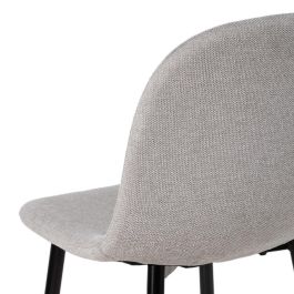 Taburete Gris Tejido-Metal Salón 45,50 X 45 X 105,50 cm