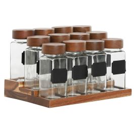 Especiero Basicos DKD Home Decor Transparente Natural 16.5 x 13 x 20.5 cm Set de 12 Precio: 20.78999978. SKU: B1CS4NB84N