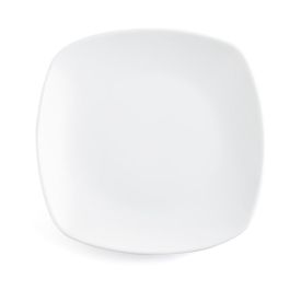 Quid Novo Vinci Plato Postre Porcelana Blanca 19 cm, Set de 6 Unidades, Apilable, Resistente, Apto para Lavavajillas y Microondas