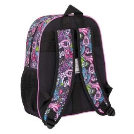 Mochila Escolar Monster High Drama Multicolor 28 x 34 x 10 cm