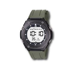 GBody Reloj Digital para Hombre LCD con Luz LED Blanca y Resistencia al Agua WR30, Incluye Estuche