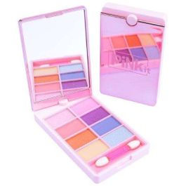 Nice Mini Espejo Maquillaje Pink It con 8 Sombras de Ojos y Aplicador de Doble Punta