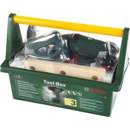 BOSCH Caja de herramientas para niños con destornillador electrónico y funciones realistas. Incluye martillo, sierra, llave. Juguete mixto +3 años Precio: 45.50000026. SKU: B1J8MMJDLF