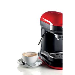 Ariete 1318/00 Cafetera Espresso Moderna con Molinillo Roja 1080W 0.8L