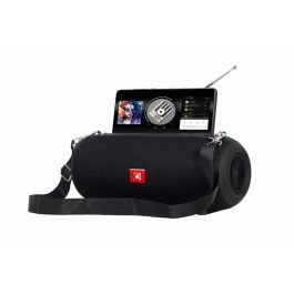 Gembird Altavoz Portátil Bluetooth 5.1 SPK-BT-17 con Radio FM, Micrófono y Antena Negro, 5W, USB/AUX, hasta 10m