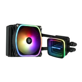 Enermax Aquafusion ADV Kit Refrigeración Líquida CPU 120mm RGB Direccionable Soporte LGA 1700 AM5 Alto Rendimiento 300W TDP
