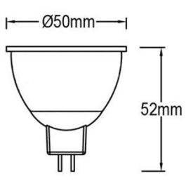 Lámpara Led Dicroica Gu5.3 De 7W 4000K PANASONIC-PANALIGHT LDR12V8L40WG52EPL