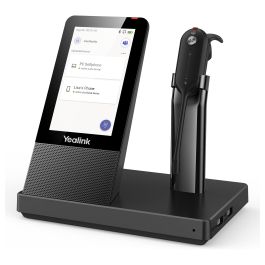 Yealink WH67 Auriculares Inalámbricos DECT para Oficina y Centro de Llamadas con Microsoft Teams