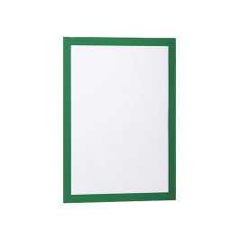 Durable Marco Porta Anuncios Magnético Adhesivo Removible DIN A4 Verde Pack 2 Unidades
