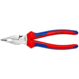 Knipex 08 25 185 Alicates de punta fina Spitzkombizange, Mango Azul/Rojo, 185 mm de longitud Precio: 49.50000011. SKU: B168VF9S9T