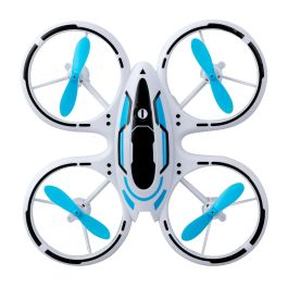 Bizak Dron Acrobático Neon con Transmisión 2.4GHz, 3 Canales, Luces LED Azul y Verde, Edad Recomendada +3 Años