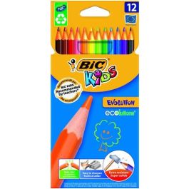 Bic Lápices de Colores sin Madera, Punta Ultra Resistente a Golpes, No se Astilla al Romperse, Colores Vivos, Blíster 12 Unidades Surtidas Precio: 6.50000021. SKU: B1FHMP8S4N