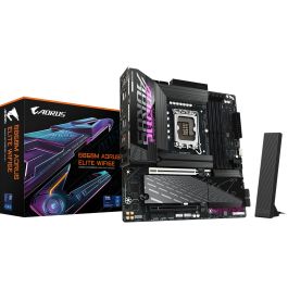 GIGABYTE B860M AORUS ELITE WIFI6E Placa Base micro ATX Intel B860 LGA 1851 DDR5 9200MHz PCIe 5.0 Wi-Fi 6E 2.5GbE LAN Precio: 215.50000054. SKU: B1FG4DZMQR